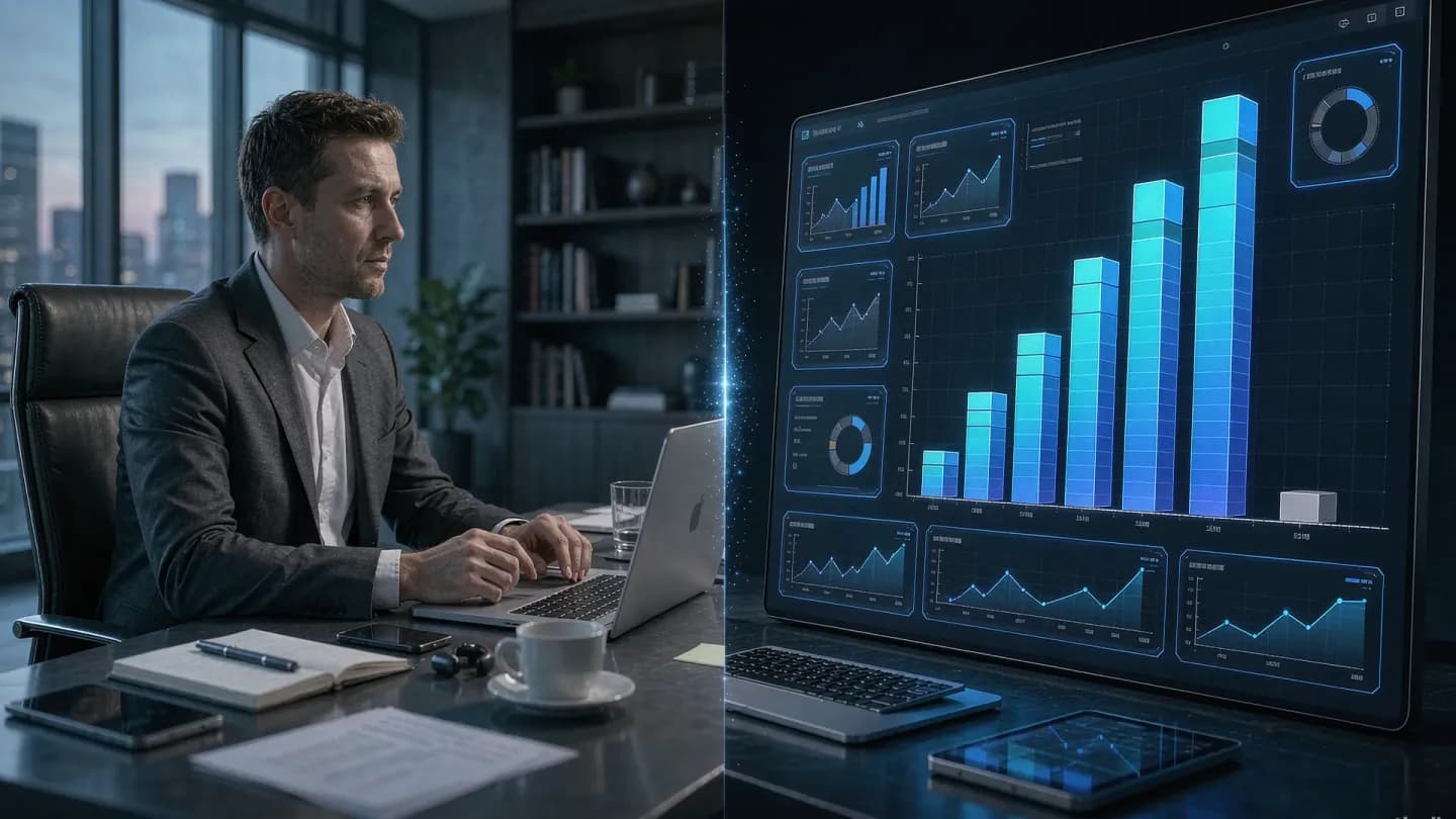 CMO dashboard showing AI creative volume versus quality