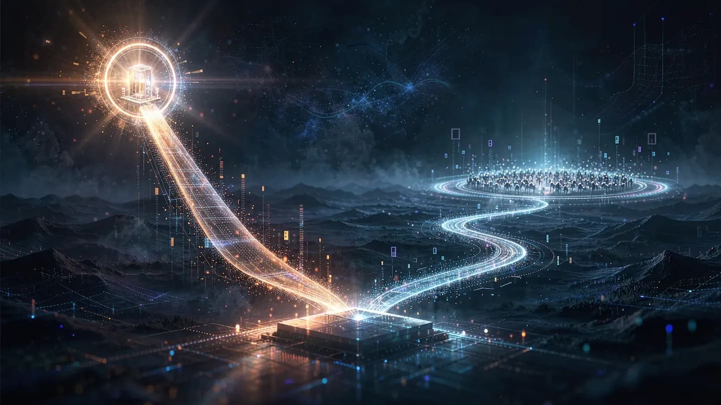 Two branching attention-curve paths for short completion versus long watch-time