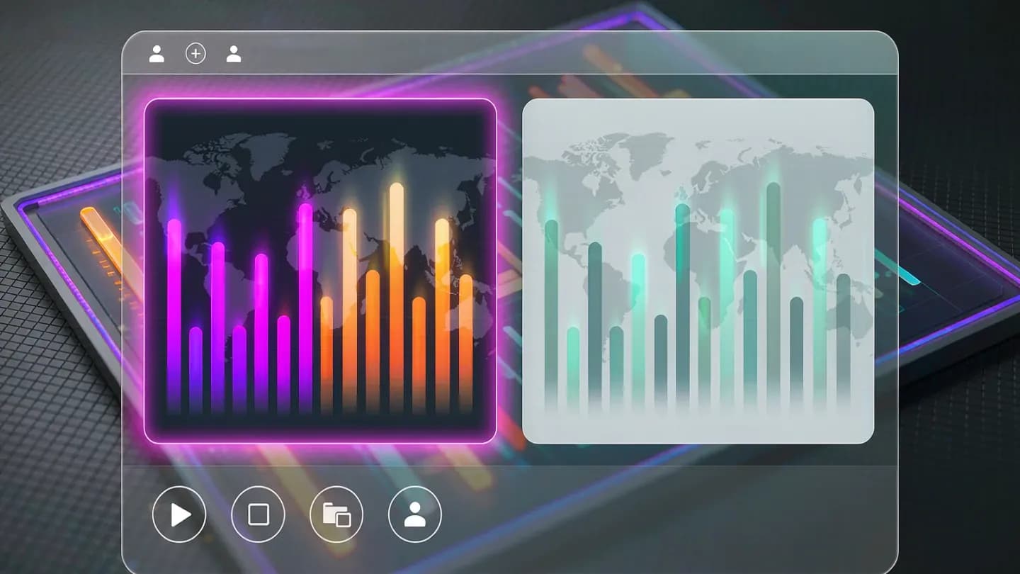 A dashboard showing video ad metrics inflated by bot traffic