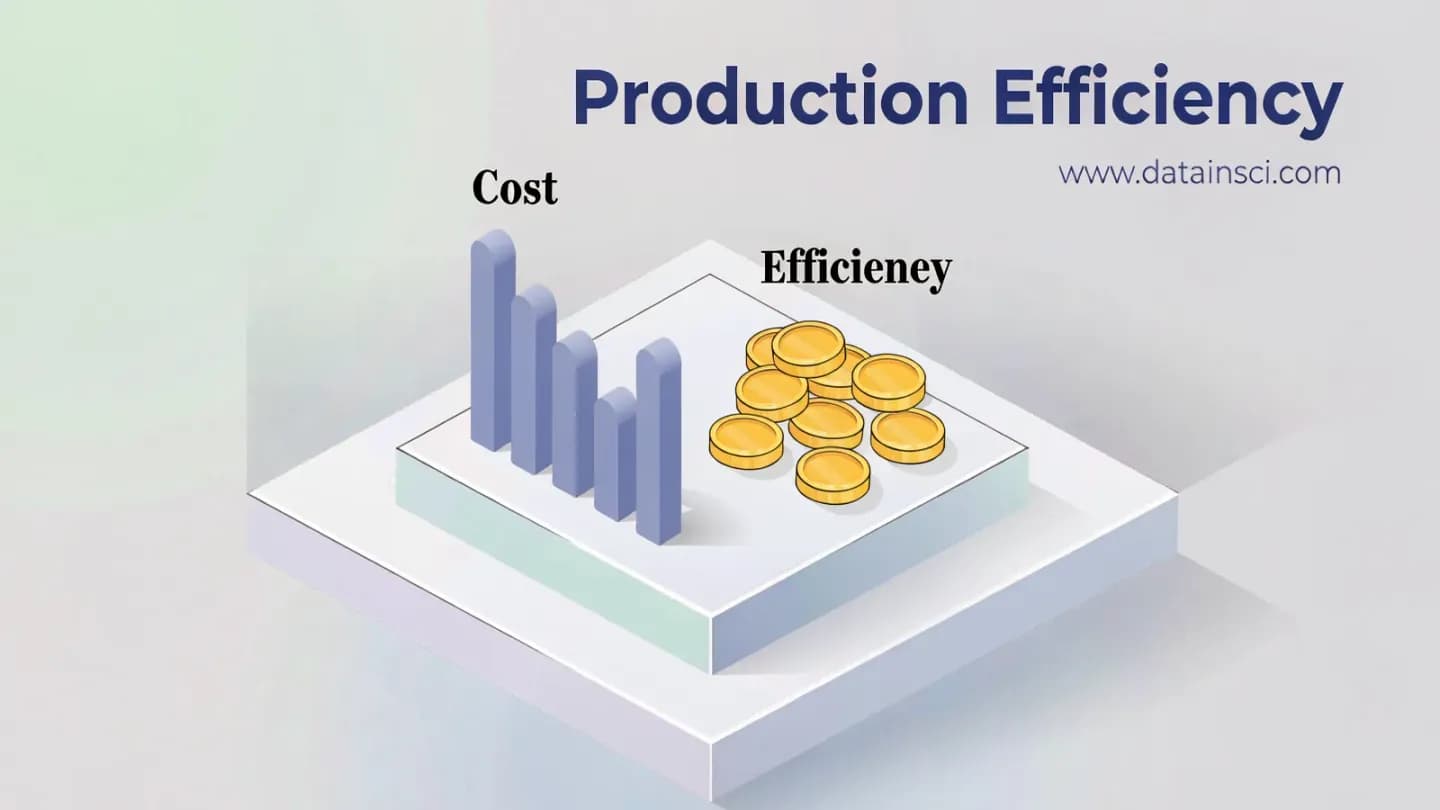 Infographic of AI video production cost and efficiency