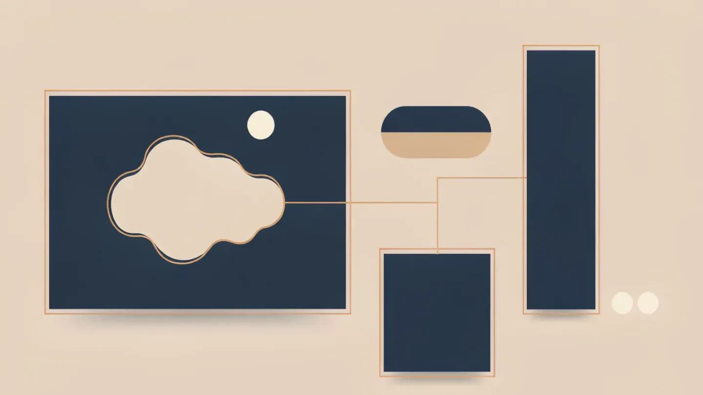 Diagram of a wide video frame branching into square and vertical derived versions