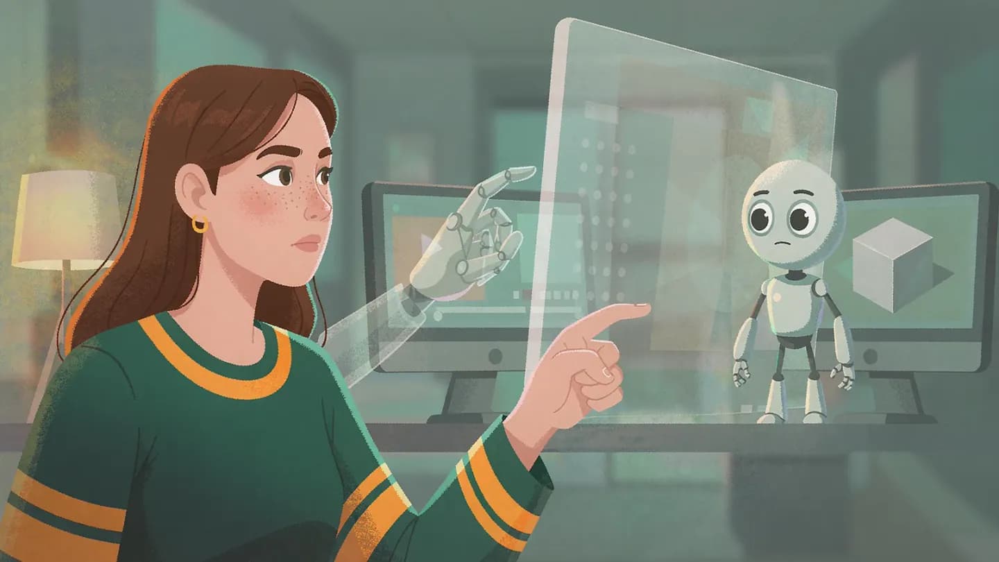 A human lead directing AI production tools