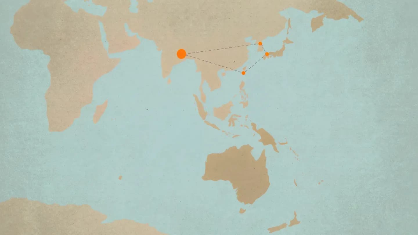 A world map highlighting India among global synthetic media disclosure regimes