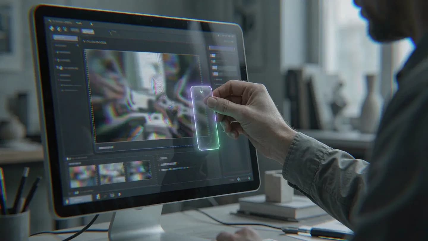 Creative director tagging AI video with provenance
