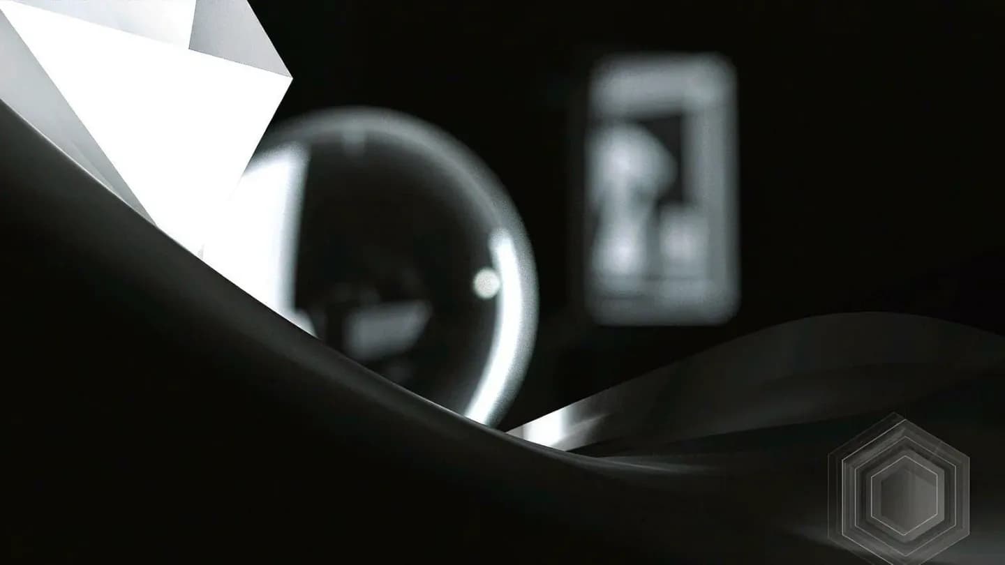 A video frame bearing a subtle verifiable-origin seal