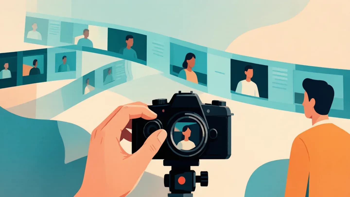 Human craft holding attention as generic AI clips flow past
