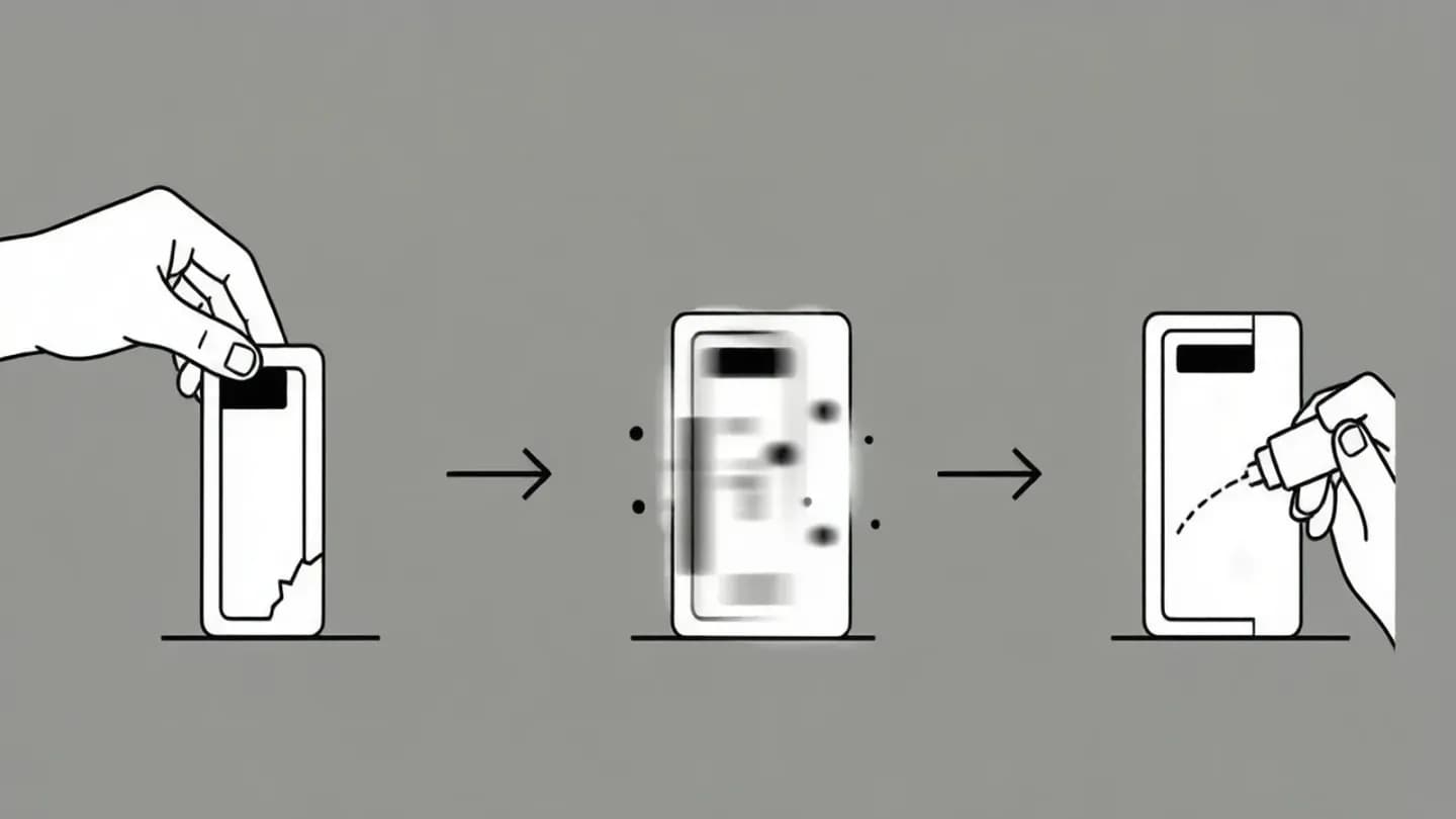Storyboard strip of opening, midpoint, and closing frames for one product shot