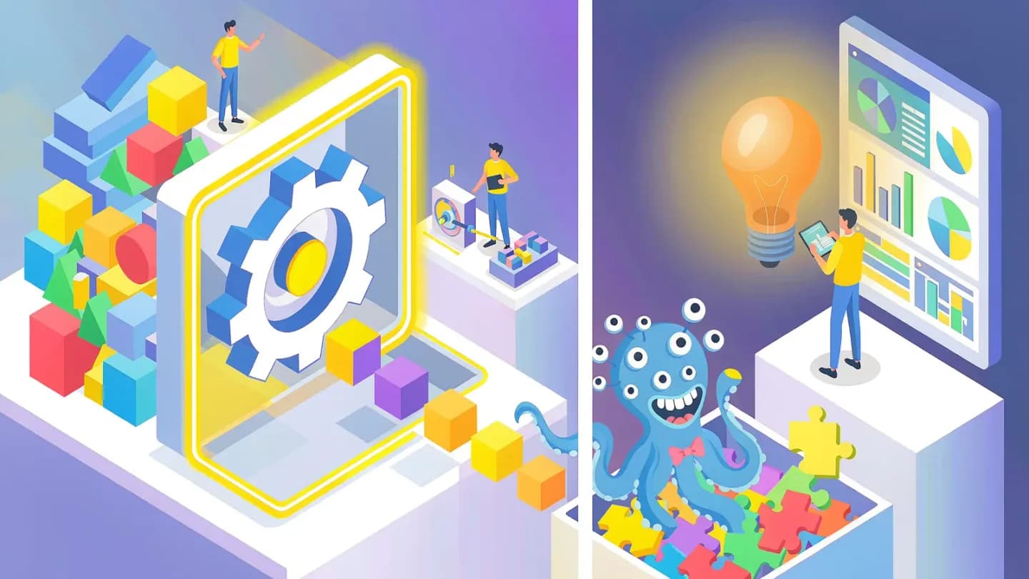 A unified data foundation feeding a governed AI agent with a human supervisor