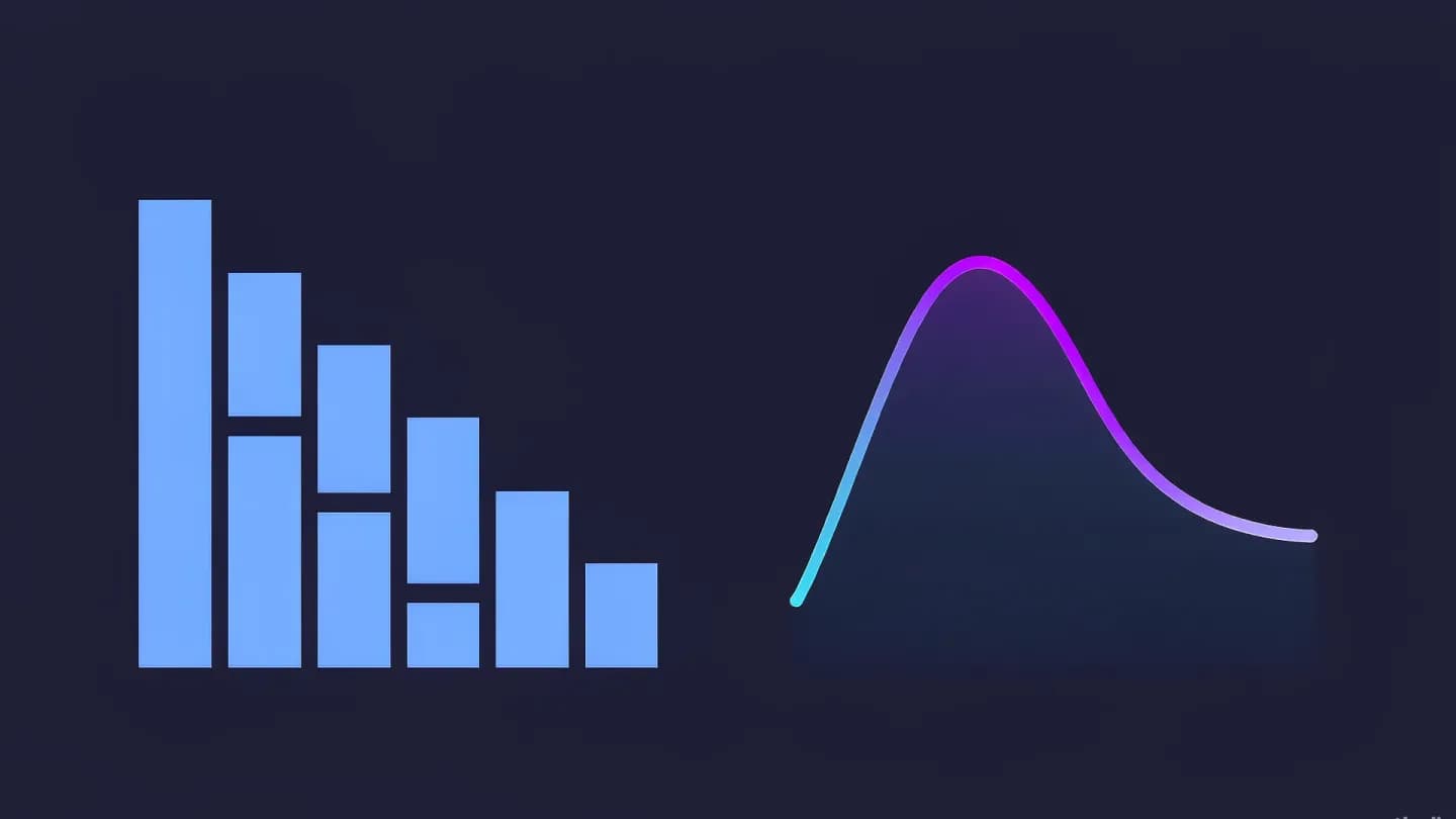 Split-screen editorial diagram comparing a tall view-count bar against a steadily rising watch-time curve.